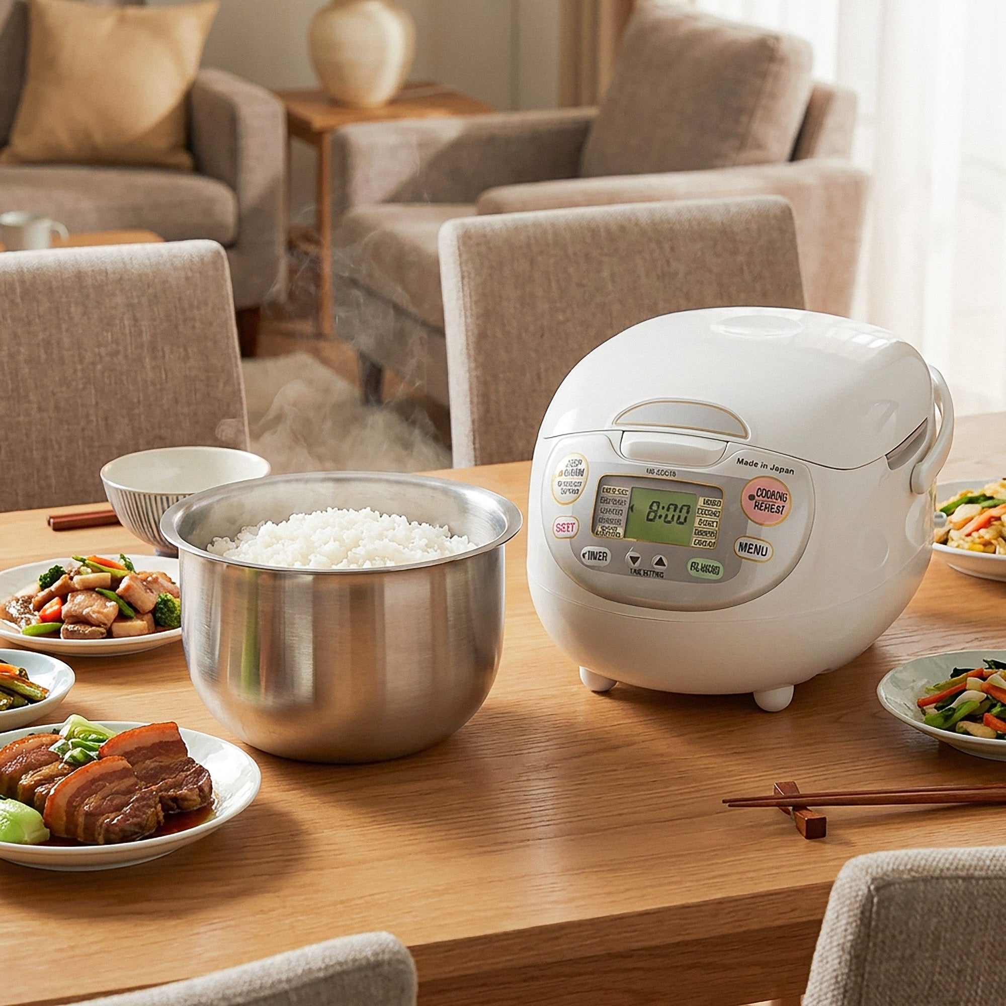 Linkidea Rice Cooker Stainless Steel Inner Pot Compatible with Zojirushi NS-ZCC18, NP-HCC18XH, NP-HLH18, NP-HBC18, Dishwasher Safe, No Coating Replacement Bowl