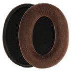 Linkidea Replacement Ear Pads for Sennheiser HD515, HD555, HD595, HD518, HD598, HD598SE, HD598CS, HD560s Headphones, Ear Cushions (Velour / Brown)