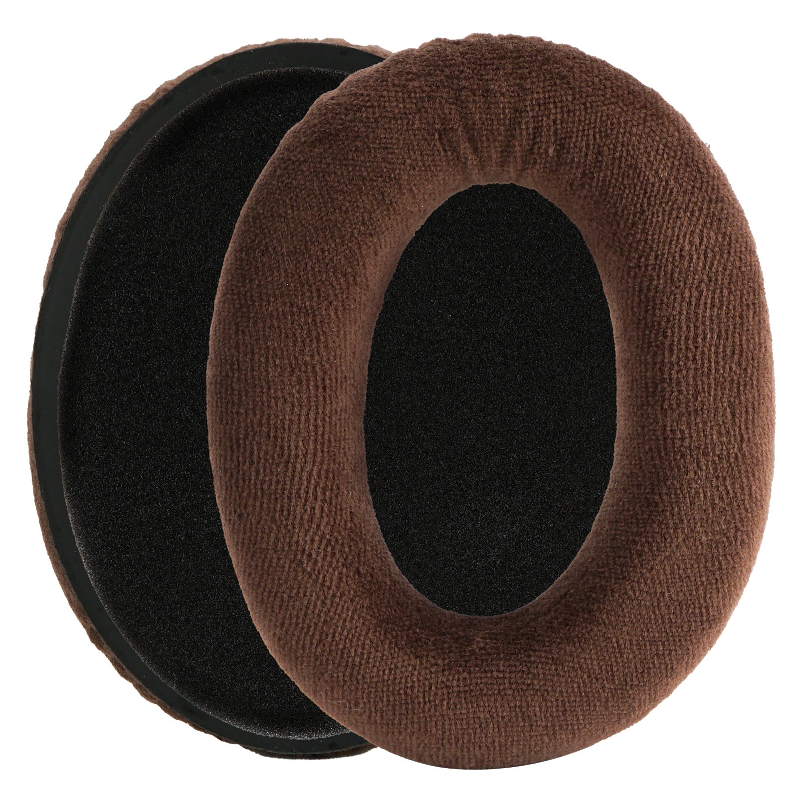 Linkidea Replacement Ear Pads for Sennheiser HD515, HD555, HD595, HD518, HD598, HD598SE, HD598CS, HD560s Headphones, Ear Cushions (Velour / Brown)