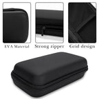 Linkidea Men's Cigar Travel Case, Waterproof, Pressure-Proof Cigar Box, Portable Cigar Accessories Organizer, Outdoor Humidor for Travel (Black)