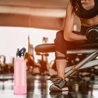 Linkidea 2 Pack Water Bottle Boot Compatible with IRON °FLASK Wide/Narrow Mouth 12oz/14oz/16oz/18oz/20oz/22oz/24oz, Silicone Bottle Bottom Sleeve Cover Bumper Protector (Light Pink)