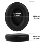 Linkidea Replacement Ear Pads for Anker Soundcore Life Q20, Q20+, Q20i, Life 2 Headphones (Not Fit for Life 2 Neo), Ear Cushions (Protein Leather/Black)