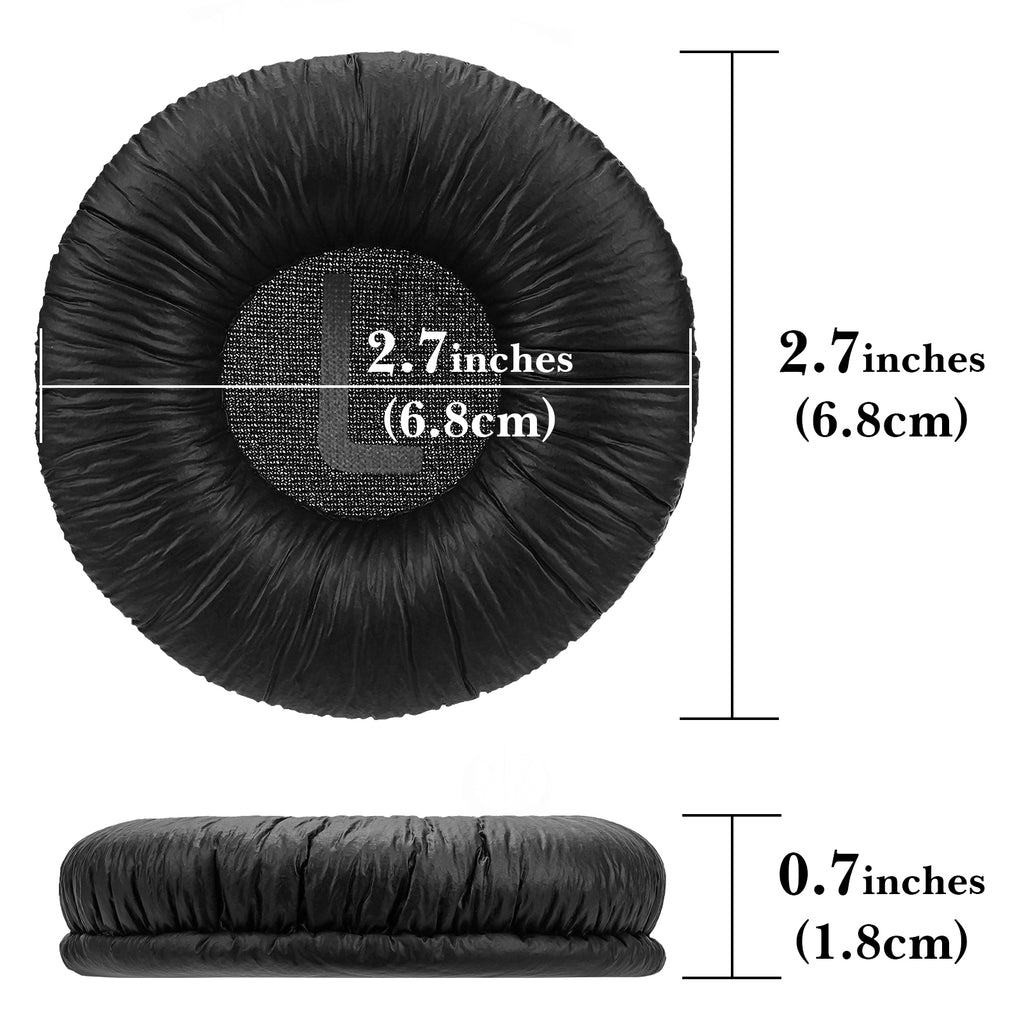 Linkidea Replacement Ear Pads for JBL JR300, JR300BT, T450BT, T500BT, Tune 500, Tune 500BT, Tune 510BT Headphones Ear Cushions (Leatherette / Black)
