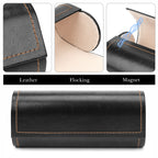 Extra Large Hard Shell Sunglasses Case, Oversized Sun Glasses Storage Organizer Compatible with RayBan RB2197 RB0360S RB4420 Persol PO3302S PO3019S PO3341S (XL / Black)