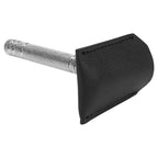 Linkidea 4 Pack Safety Razor Head Protector Cover, Shaving Travel Cover Handmade, Double Edge Safe Shaver Travel Accessories (Black)