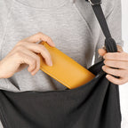 Extra Large Hard Shell Sunglasses Case, Yellow Vegan Leather Sun Glasses Storage Bag Pouch Organizer Compatible with Persol PO3357S PO3235S PO3366S RayBan RB3647N RB2197