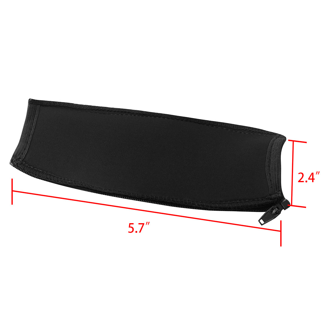 Linkidea Headband Protector Compatible with Bose QC3, AE2, AE2i, AE2w, SoundTrue On-Ear Headphones Replacement Headband Cover, Flex Fabric Head Pad Easy DIY Installation (Black)