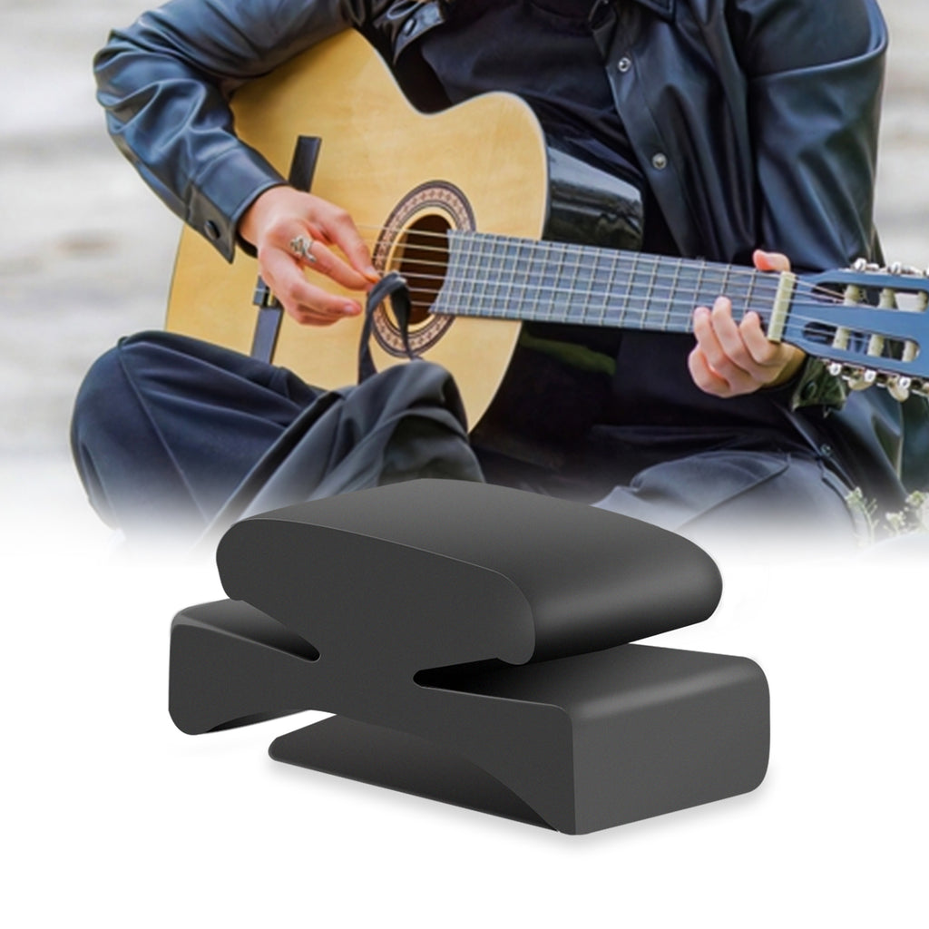 Linkidea 6 Pack Rubber Guitar Headstock Pick Holder, Pickholder for Guitar, Bass, Ukulele Thinned Picks (Black)
