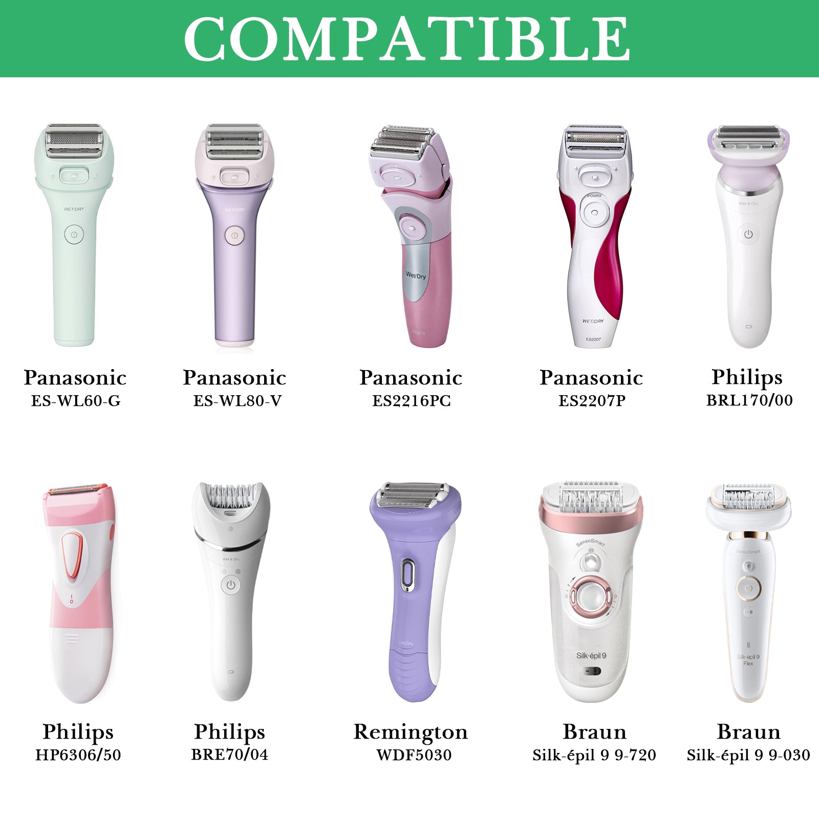 Linkidea Epilator Travel Case for Braun Silk-epil 7 9, Soft PU Shaver Pouch for Women's Electric Shaver, Compatible with Philips Satinelle & Bikini Trimmer, Portable Organizer Bag (Black)