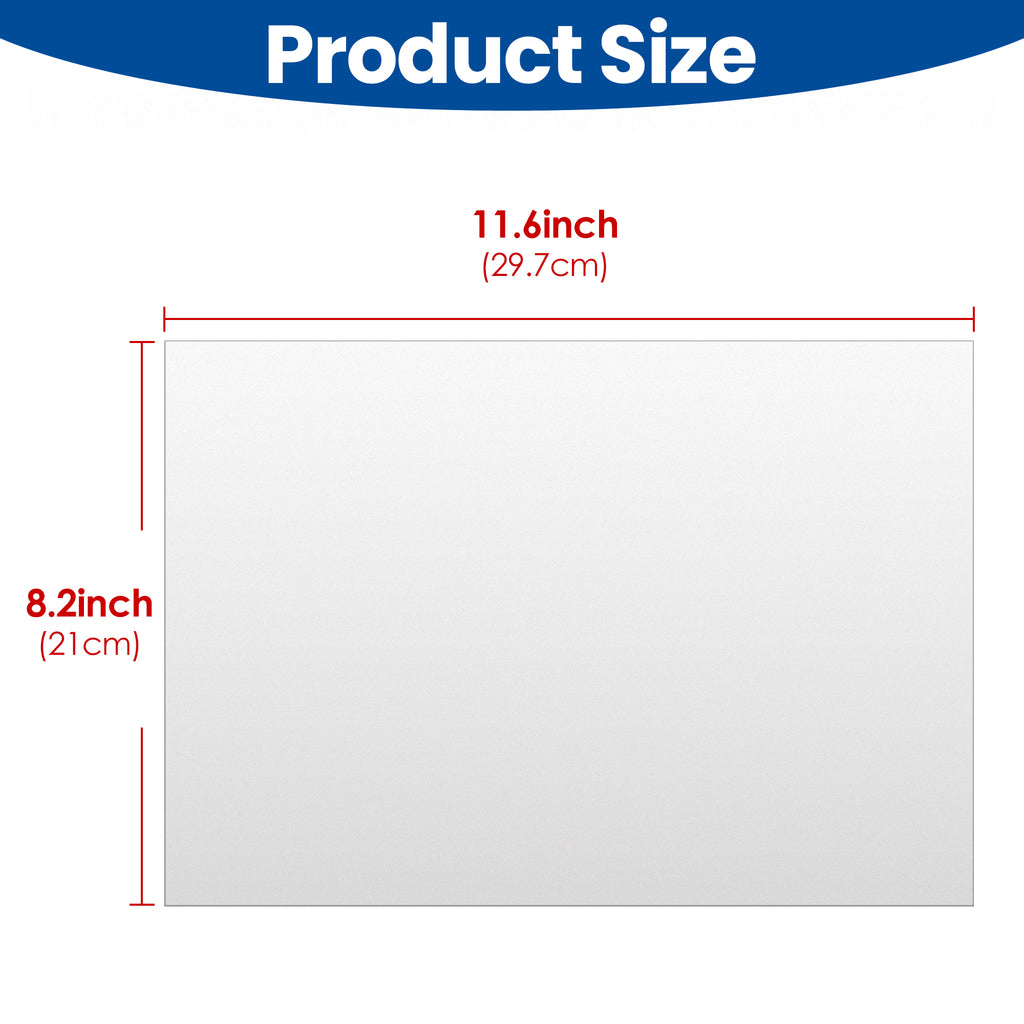 Linkidea A4-Size Tub Repair Patch, Self-Adhesive Crack Repair Patch, Waterproof Peel-and-Stick Sheet Compatible with Acrylic Bathtub, Sink, Shower Surface (White)