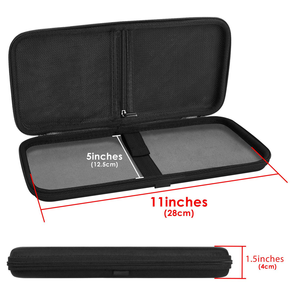 Linkidea Keyboard Hard Shell Travel Carrying Case, Compatible with Logitech K380, Logitech Pebble Keys 2 K380s