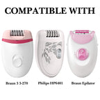 Linkidea Hard Shell Epilator and Shaver Travel Case, Protective Carrying Cover Compatible with Philips Satinelle / Braun 3-270 (Green/Case Only)