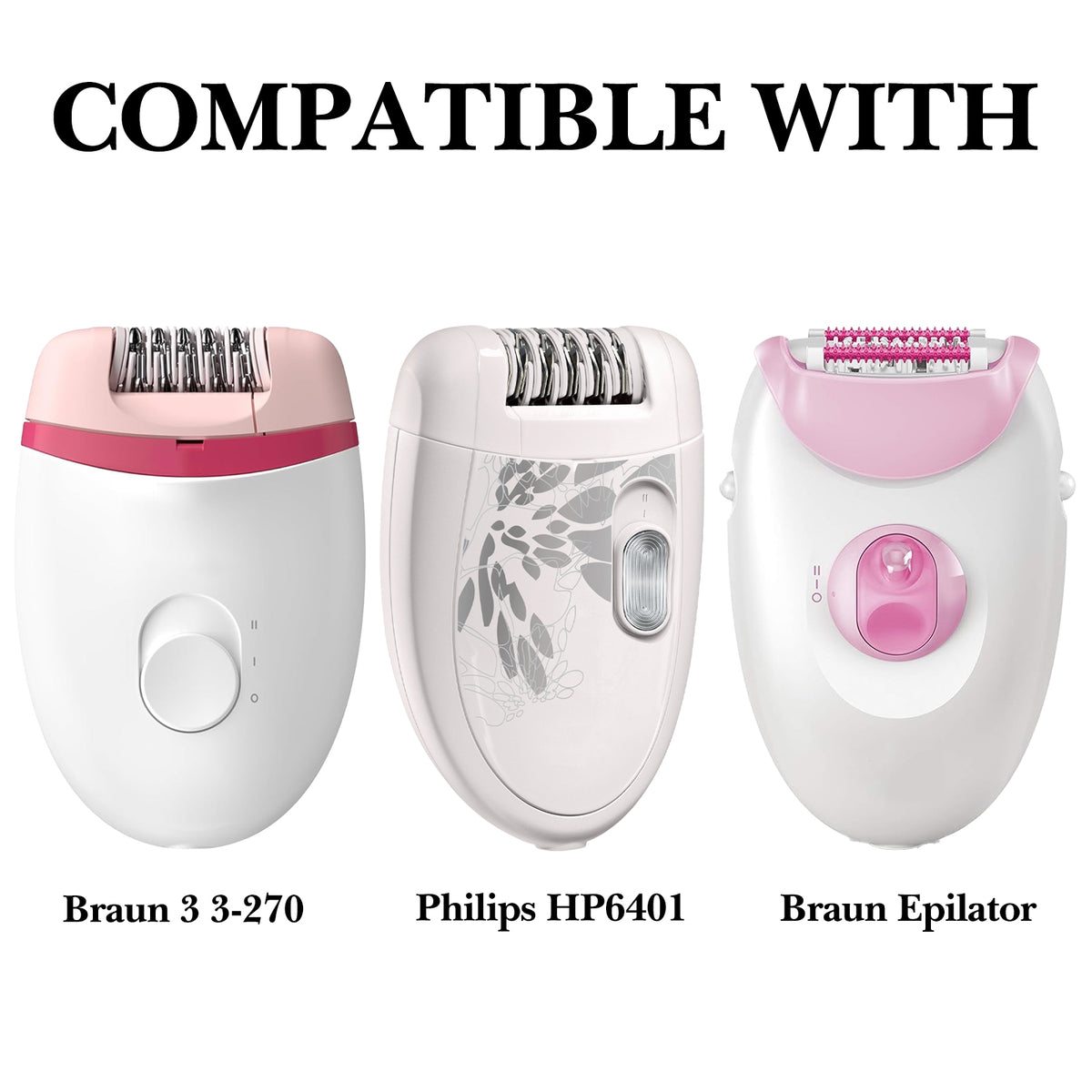 Linkidea Hard Shell Epilator and Shaver Travel Case, Protective Carrying Cover Compatible with Philips Satinelle / Braun 3-270 (Green/Case Only)