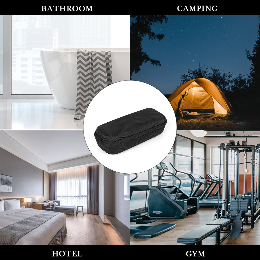 Linkidea Hard Shell Travel Case for Philips Norelco Shavers 2400, 3600 Series, Electric Razor Organizer & Protector, Men's Shaving Accessories Holder (Black)