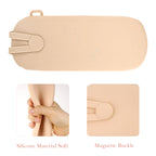 Extra Large Sunglasses Pouch Case, Silicone Oversized Sun Glasses Organizer Soft Bag Compatible with Gucci GG0595S GG0875S GG0351S GG1087S Versace VE4395 (XXL, Khaki)