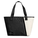 Linkidea Insulated Lunch Bag, Reusable Lunch Tote Bag with Zipper for Men & Women, Insulated Lunch Box Bag with Hand Strap Compatible with Bentogo, Iteryn, Bentoheaven, Ello, Natraprow (Black)