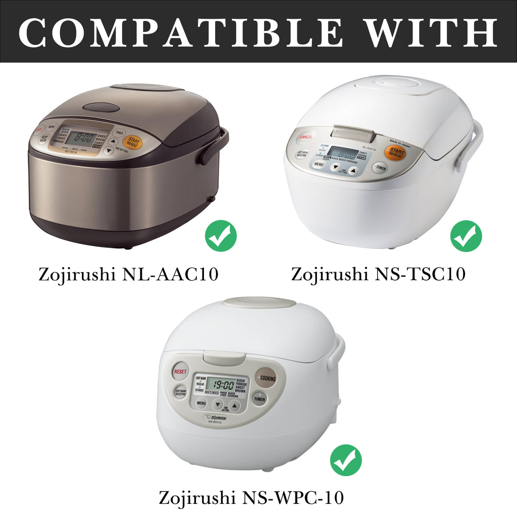 Linkidea Rice Cooker Replacement Pot Compatible with Zojirushi NL-AAC10, NS-TSC10, NS-WPC-10, Nonstick Inner Pot, Aluminum Cooking Bowl