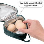 Linkidea Mini Snack Bag, Reusable Insulated Snacks Storage Bag for Fruit, Lightweight Leak-proof Lunch Box Fits Picnic, Work, Use (Green)