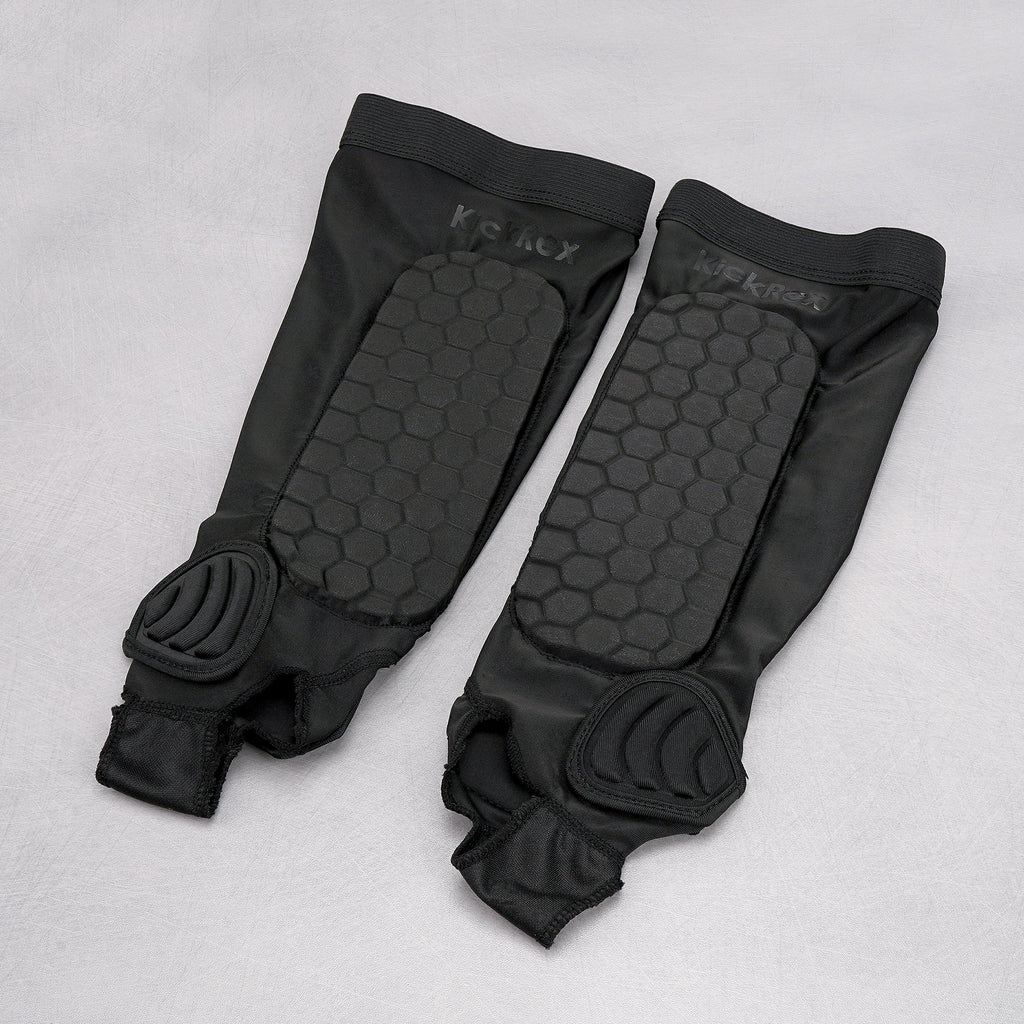 Linkidea Soccer Shin Guard with Ankle Brace, Calf Compression Sleeve with Honeycomb Pads for Kids Youth, All-Round Protection Sports Accessories Fits Game & Training (Size XL)