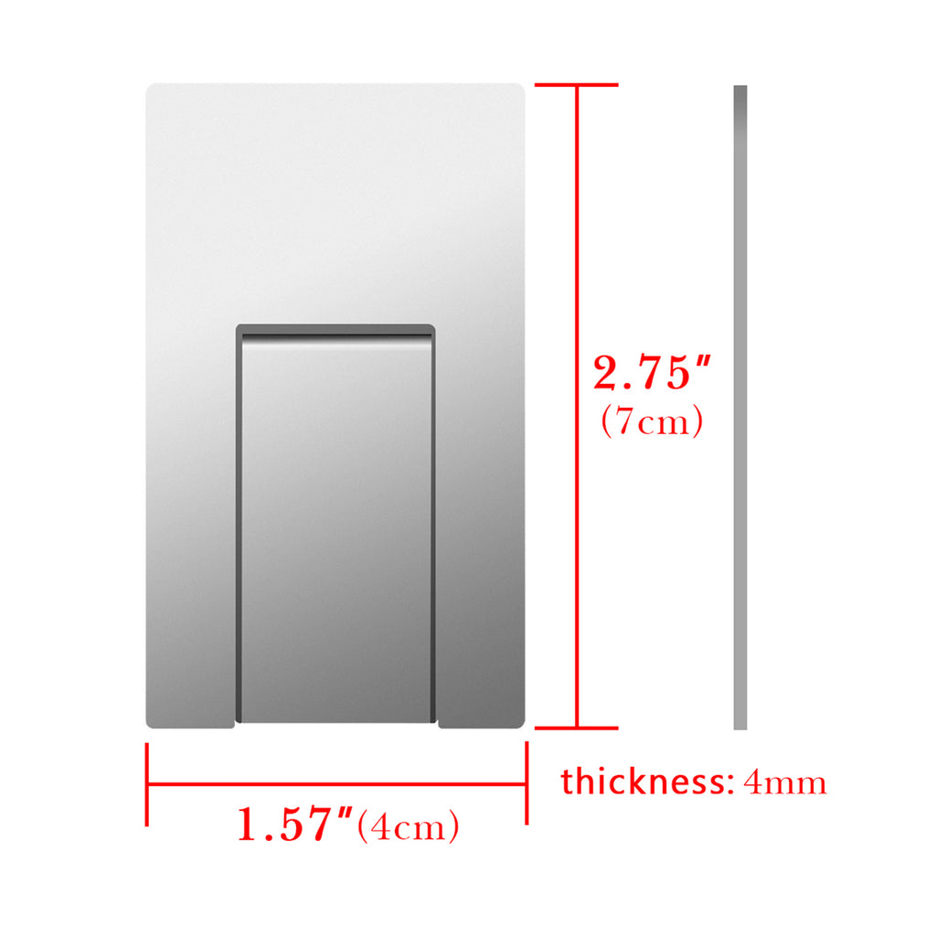 Linkidea 2 Pack Stainless Steel Cigar Holder, Folding Cigar Stand, Portable Cigar Stand Display Stand for Men (Silver)