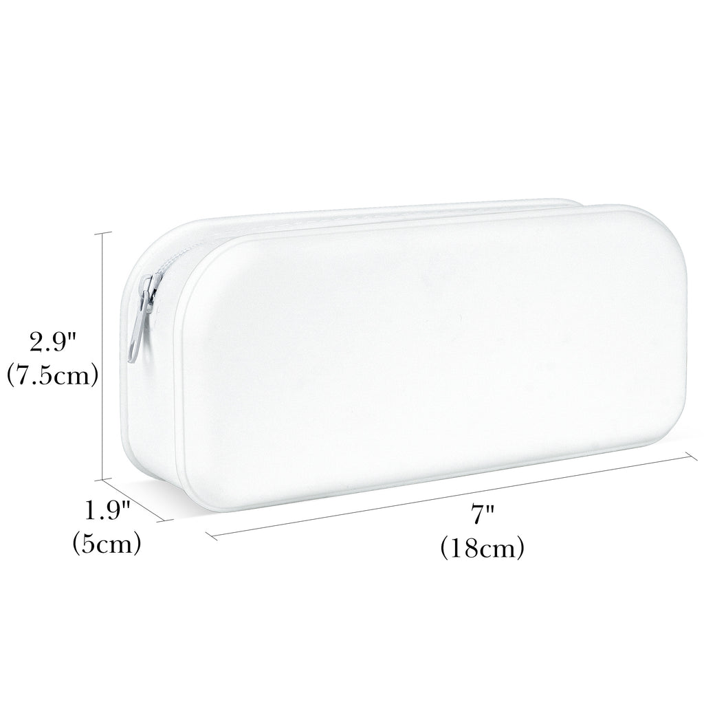 Linkidea Women's Electric Shaver Travel Pouch, Carry Case Compatible with Philips BRL170/00, HP6306/50, BRE700/04, BRR474/00, Portable Bikini Trimmer Storage Bag (White)