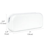 Linkidea Women's Electric Shaver Travel Pouch, Carry Case Compatible with Philips BRL170/00, HP6306/50, BRE700/04, BRR474/00, Portable Bikini Trimmer Storage Bag (White)