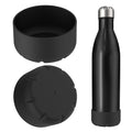Linkidea 2 Pack Water Bottle Boot Compatible with 25oz ORIGINAL, BJPKPK, Konokyo 25oz Cola Shaped Bottles, Silicone Bottle Boot Bottom Sleeve Cover Protector, Bottle Bumper (Black)