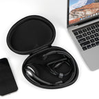 Linkidea Headphones Carrying Case Compatible with Logitech Stereo, Plantronics Blackwire 3220, Jabra Engage 75 and More, Replacement Protective Hard Shell Travel Bag (Black)