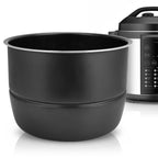 Linkidea Rice Cooker Aluminum Inner Pot Compatible with Crock-Pot Express, SCCPPC800-V1, Dishwasher Safe, Replacement Bowl