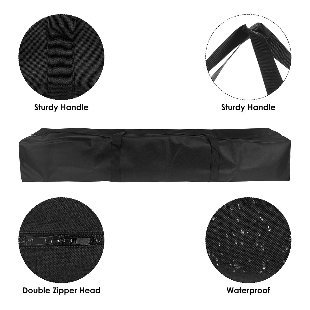 Linkidea 46'' Extra Large Camping Chair Carrying Bag, Oversized Folding Chair Replacement Carry Bag with Two Hand Strap and Double Zip for Easy Storage (Black)