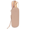 Linkidea Oversized Sunglasses Pouch, Large Frame Glasses Pouch for Sunglass, Eyeglasses Travel Bag Compatible with Rayban Aviator Max/Old Aviator/Caravan Reverse Square (Brown)