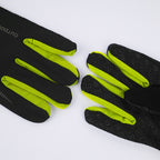 Linkidea Kids Winter Running Gloves, Adjustable Compression Gloves with Anti-Slip Grip Fits Kids Youth, Breathable Soccer Accessories Compatible Touchscreen (Green, M)