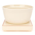 Linkidea Heated Shaving Soap Bowl for Men, Electric Shave Cream Warmer Maintains Warm Temperature, Wet Razor Shave Cream Bowl Accessories (Beige)