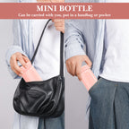 Linkidea 6.8oz (200ml) Mini Water Bottle, Vacuum Insulated Stainless Steel Bottle for Hot & Cold Drinks, Spill-Proof Small Bottle Fit Handbag, Purse and Pocket (Pink)