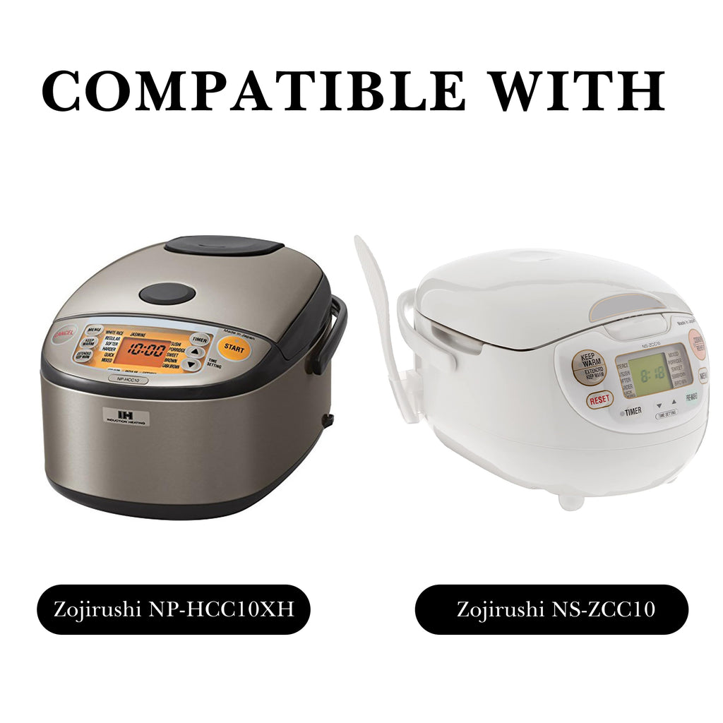 Linkidea Rice Cooker Inner Pot Replacement, 304 Stainless Steel Pressure Cooker Pot, Dishwasher Safe Replacement Inner Bowl Compatible with Zojirushi NS-ZCC10 1 L, NP-HCC10XH 5-1/2 Cups