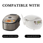 Linkidea Rice Cooker Inner Pot Replacement, 304 Stainless Steel Pressure Cooker Pot, Dishwasher Safe Replacement Inner Bowl Compatible with Zojirushi NS-ZCC10 1 L, NP-HCC10XH 5-1/2 Cups
