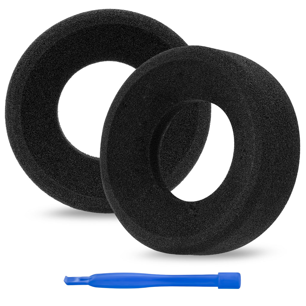 Linkidea Replacement Ear Pads for GRADO SR125, SR225, SR325, SR60, SR80, SR80e, M1, M2 Headphones Ear Cushions (Foam/Black)