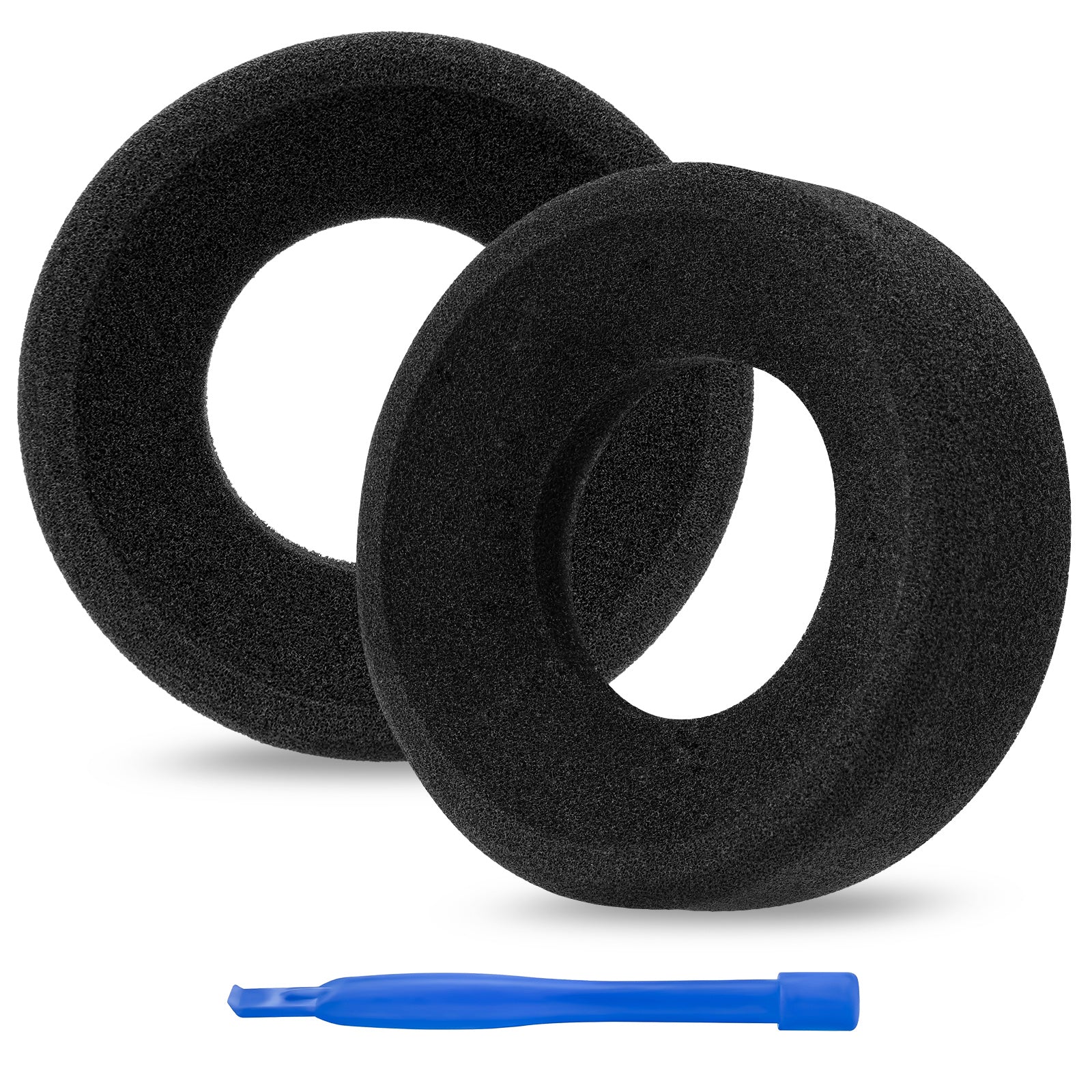 Linkidea Replacement Ear Pads for GRADO SR125, SR225, SR325, SR60, SR80, SR80e, M1, M2 Headphones Ear Cushions (Foam/Black)