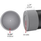 Linkidea 2 Pack Water Bottle Boot Compatible with YETI Rambler Bottle 36oz, Silicone Anti-Slip Waterbottle Bottom Sleeve Cover Protector (Grey)
