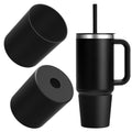 Linkidea Water Bottle Boot Compatible with Hydro Flask Travel Tumbler 28oz/40oz, Silicone Water Bottle Bottom Sleeve Cover Protector, Bottle Bumper (Black / 2 Pack)