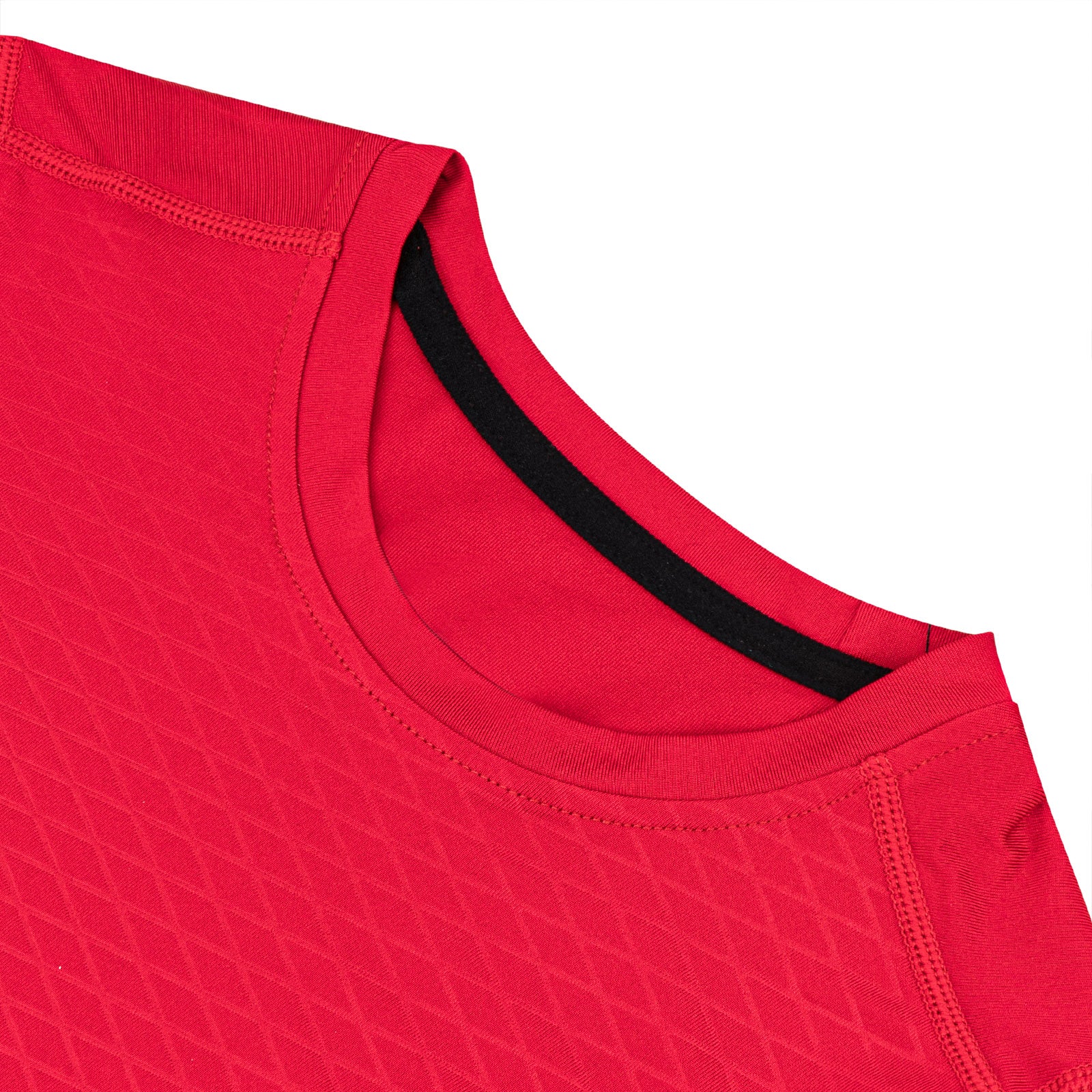 Soccer Compression Shirt for Kids, Breathable Moisture Wicking Long Sleeve Undershirt, Athletic Performance Base Layer Cold Weather Shirts for Child Age 14 - 15 (Red, Size L)