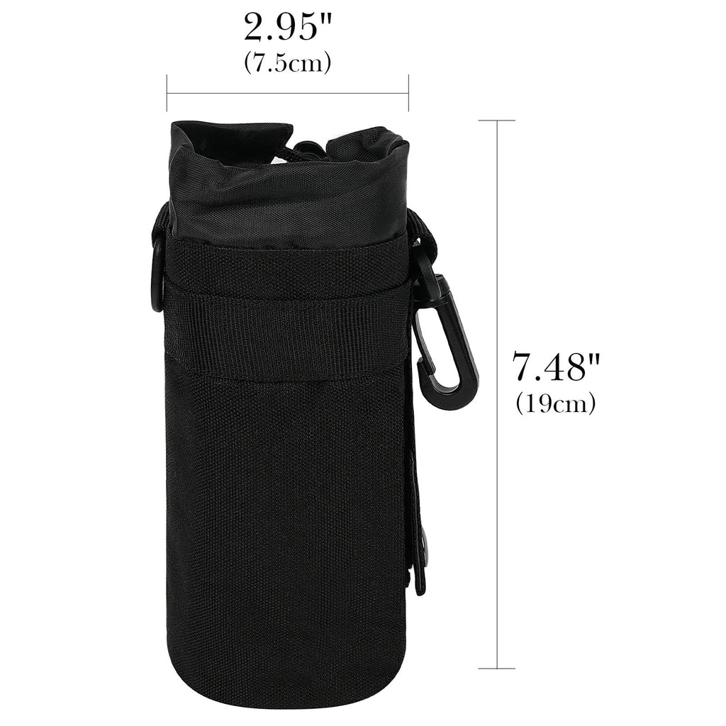 Linkidea Disposable Water Bottle Fence Sleeve Compatible with Smartwater 16.9/20 Fl Oz, Evian, Propel, LIFEWTR, Nylon Plastic Bottled Water Cover Holder for Outdoor Sports, Black