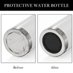 Linkidea 6 Pack Water Bottle Bottom Pad Compatible with YETI Rambler Jr. 12oz Bottle, Rambler Bottle 12oz/18oz, Silicone Anti-Slip Waterbottle Base Silencer Rubber Protector