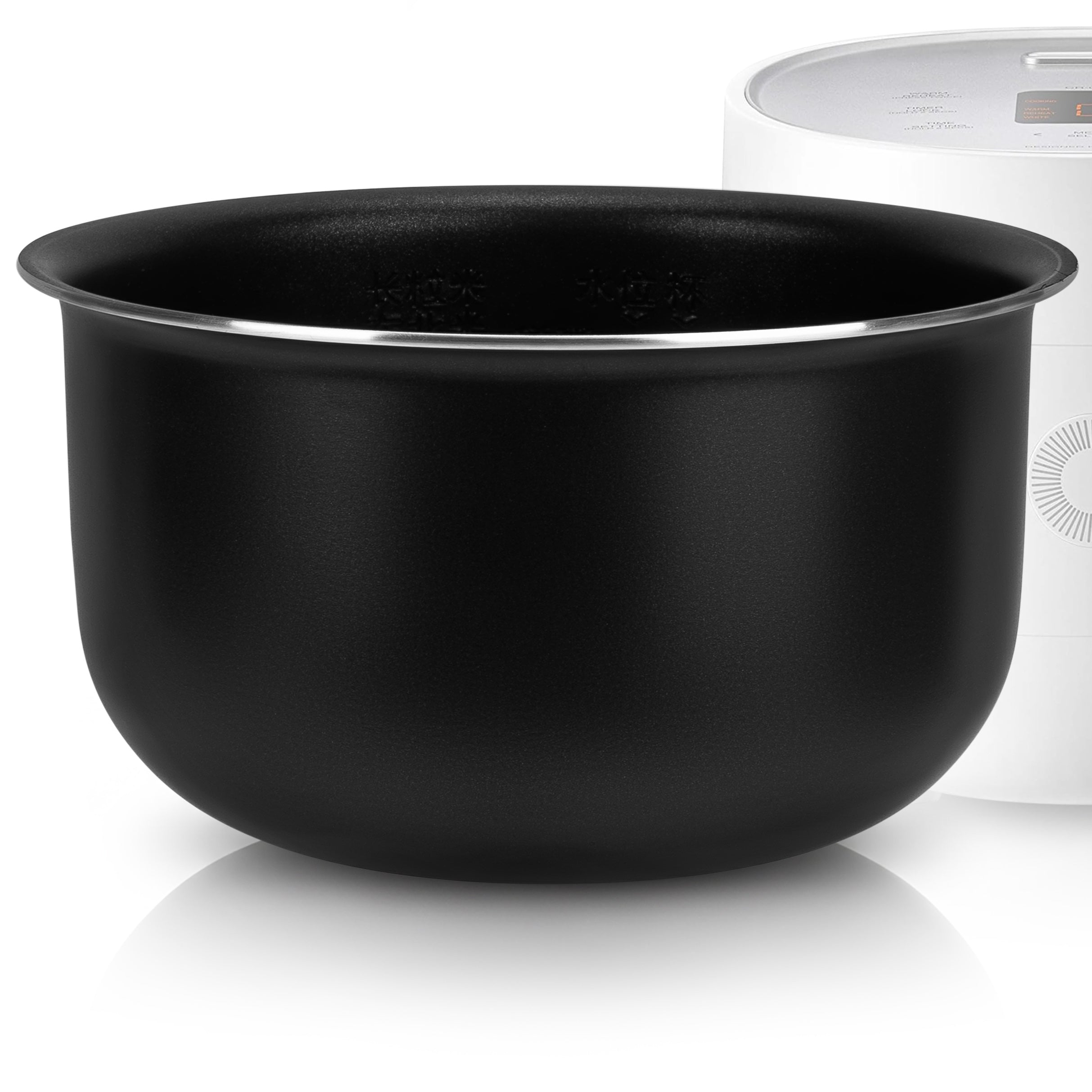 Linkidea Rice Cooker Aluminum Alloy Inner Pot Compatible with CUCKOO CR-0375FW, Nonstick Replacement Bowl