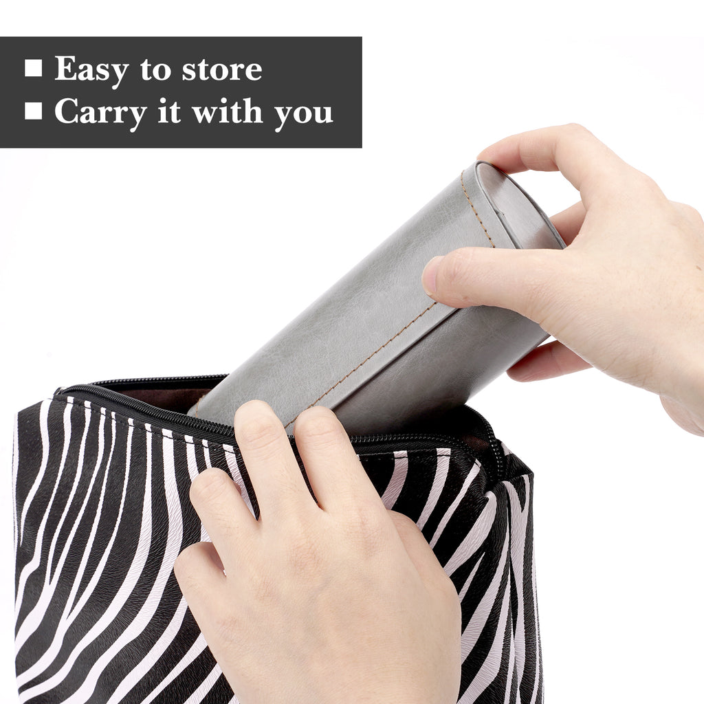 Extra Large Hard Shell Sunglasses Case, Oversized Sun Glasses Storage Organizer Compatible with RayBan RB8097 RB8089 RB4098 Persol PO3352S PO3328S PO3311S (XL / Grey)