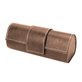 Extra Large Hard Shell Sunglasses Case, Jazz Brown Vegan Leather Eyewear Storage Organizer Compatible with Gucci GG0981S Prada PR 15W/ PR 24Z Versace VE4473U/VE4478U/VE4479U