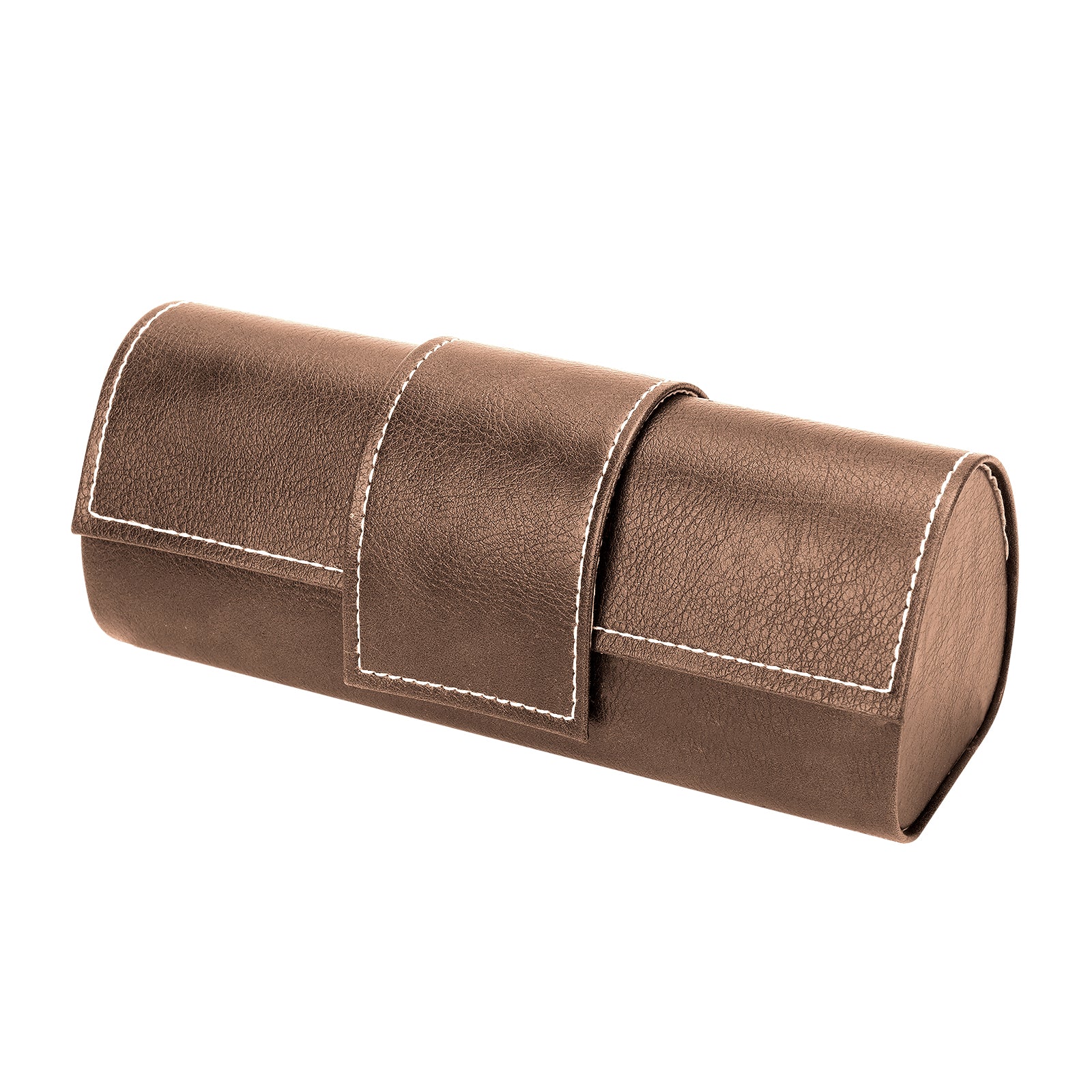 Extra Large Hard Shell Sunglasses Case, Jazz Brown Vegan Leather Eyewear Storage Organizer Compatible with Gucci GG0981S Prada PR 15W/ PR 24Z Versace VE4473U/VE4478U/VE4479U