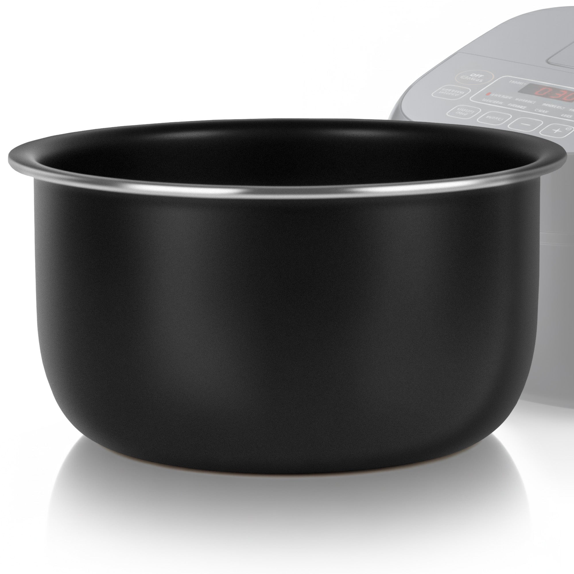 Linkidea Rice Cooker Aluminum Inner Pot Compatible with TOSHIBA RC-5DSTUS(H), Nonstick Replacement Bowl