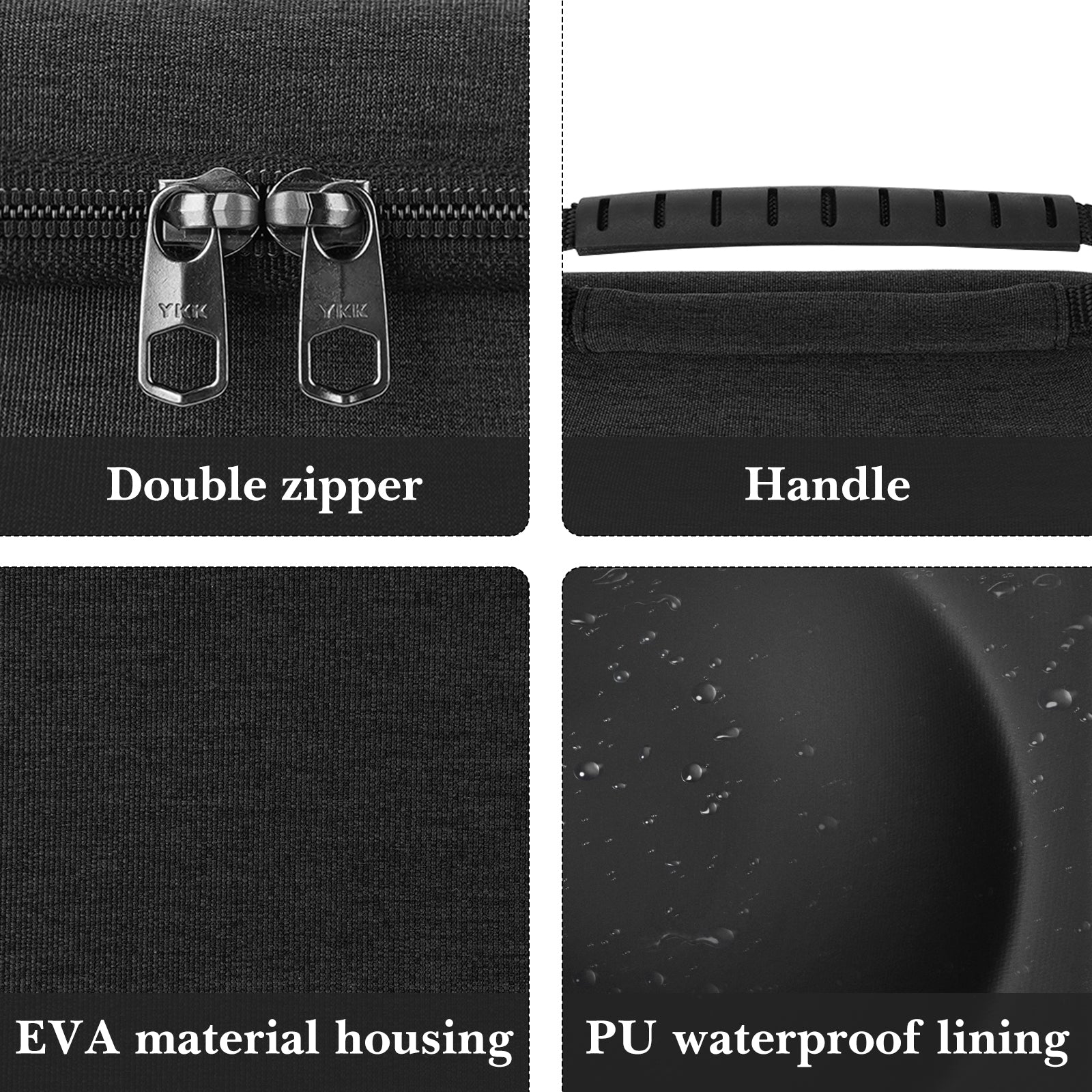 Linkidea EVA Travel Shaving Bowl and Brush Storage Case, Portable Shaving Soap Bowl & Brush Handbag, Hard Travel Shave Bowl Case Compatible with Viking Revolution, Beau Brummell Shaving Bowl