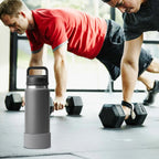 Linkidea Water Bottle Boot Compatible with YETI Rambler Bottle 26oz, Yonder 34oz, Silicone Anti-Slip Water Bottle Bottom Sleeve Cover Protector (Grey / 2 Pack)